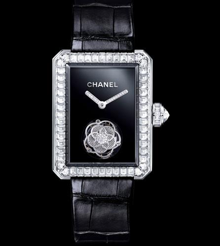 Conozca Première Tourbillon Volant un reloj de diamantes diseñado por Chanel
