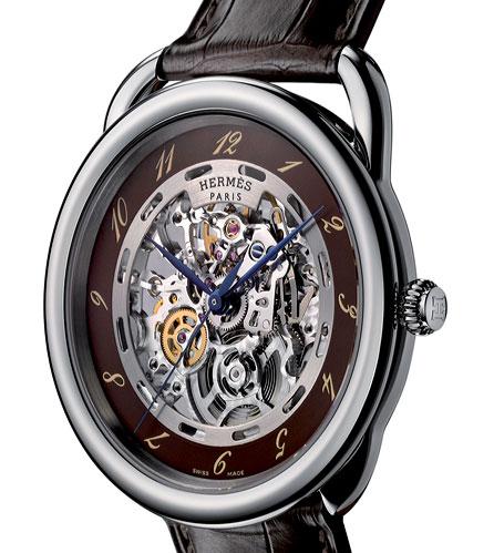 Reloj Arceau Squelette en acero de Hermès